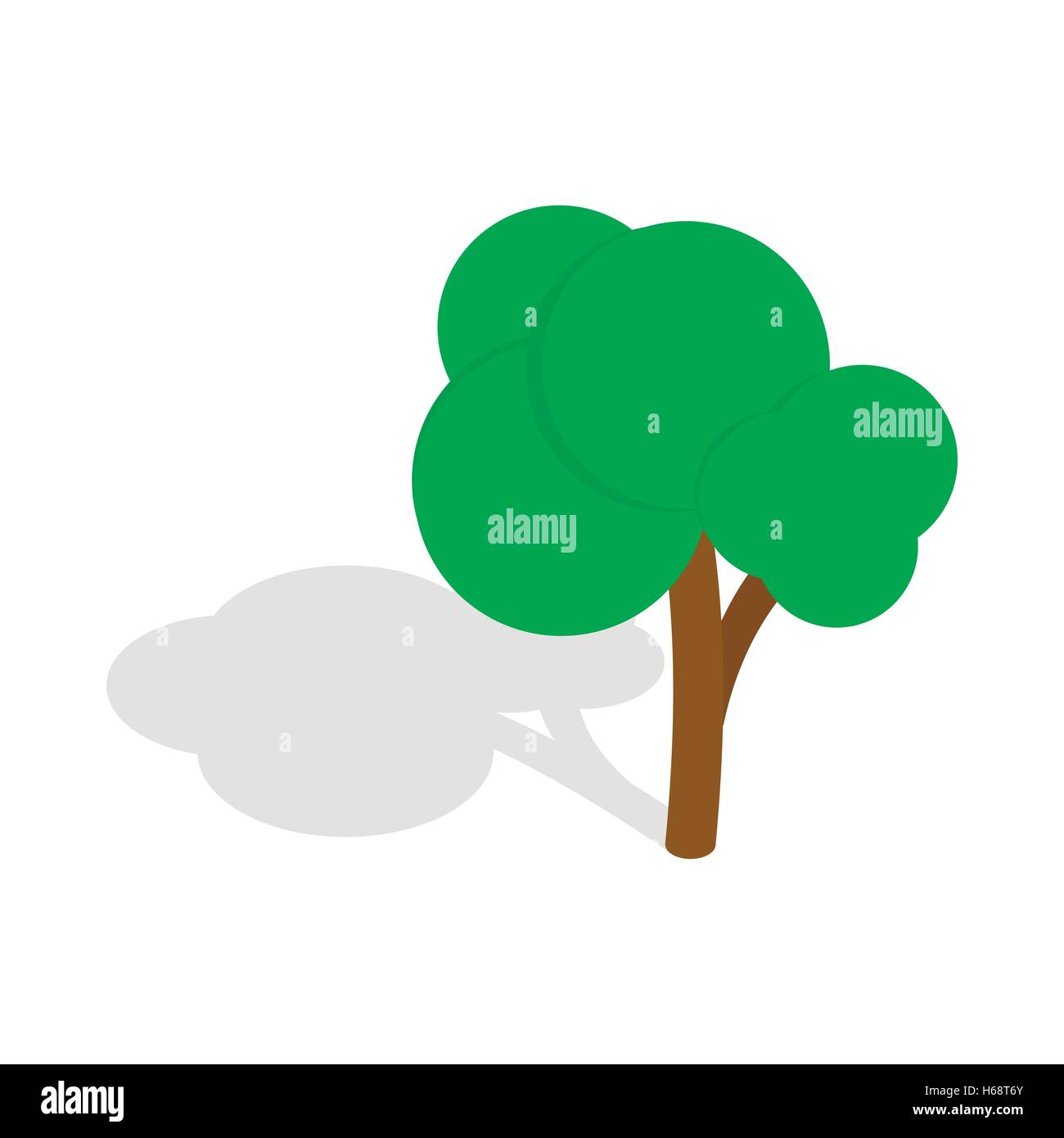 Tree icon, isometric 3d style Stock Vector Image & Art - Alamy