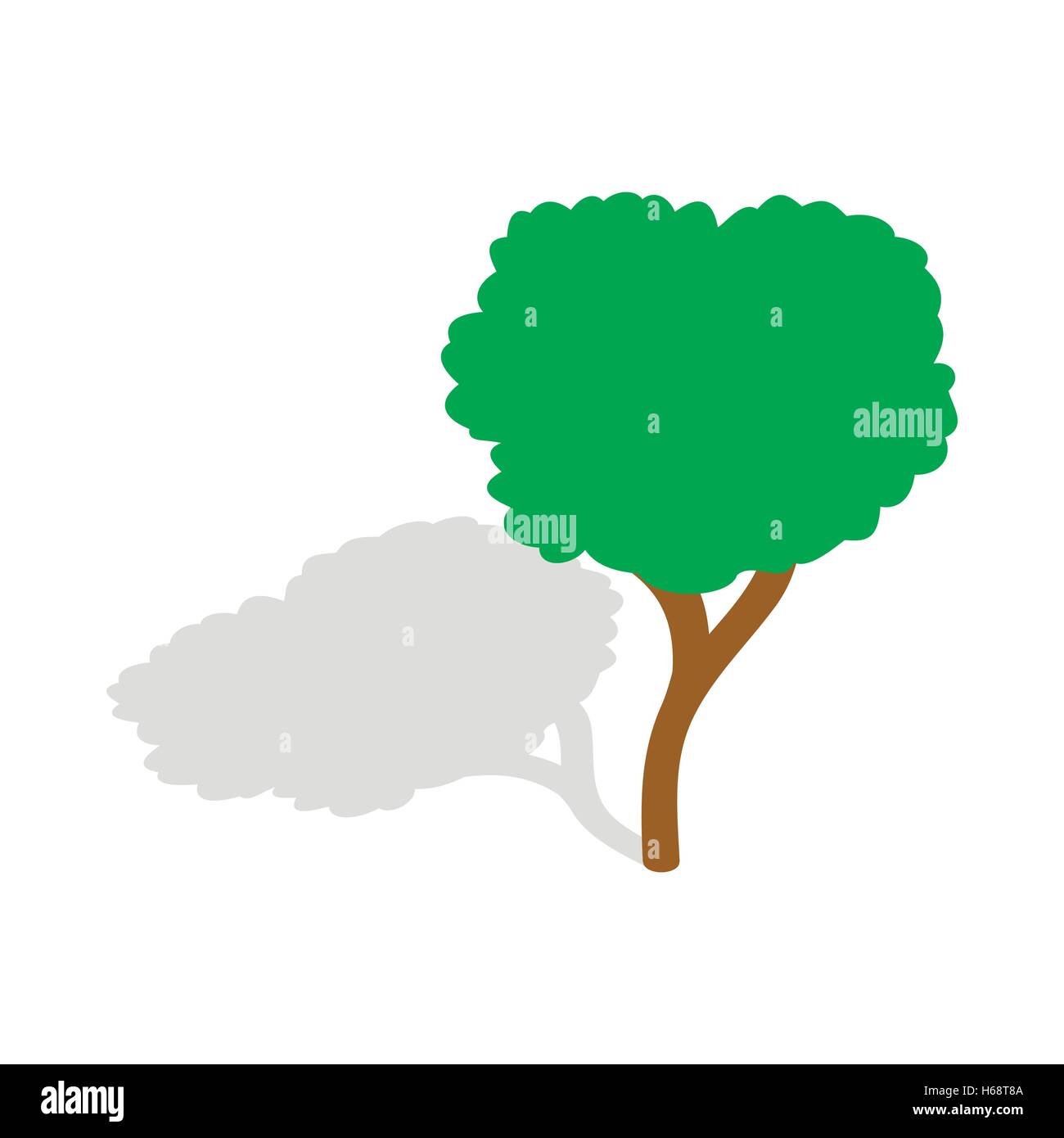 Tree icon, isometric 3d style Stock Vector Image & Art - Alamy