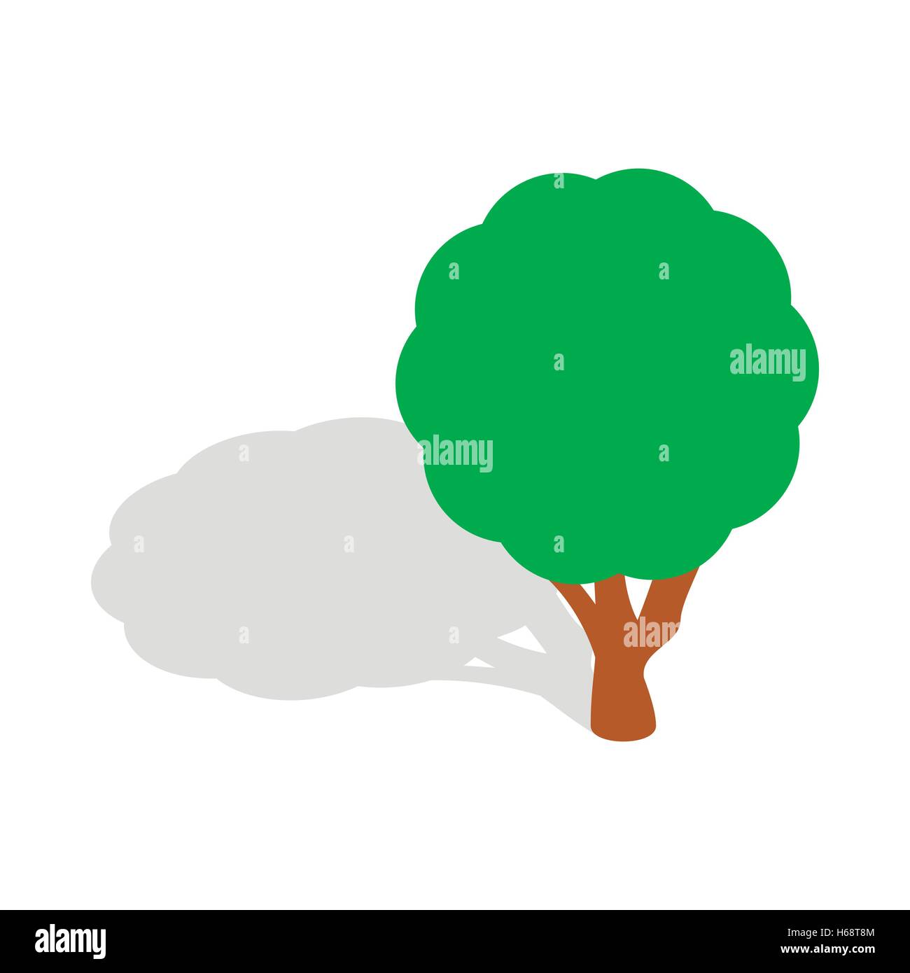 Tree icon, isometric 3d style Stock Vector Image & Art - Alamy