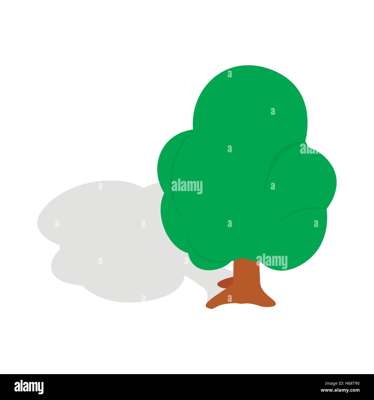 Tree icon, isometric 3d style Stock Vector Image & Art - Alamy