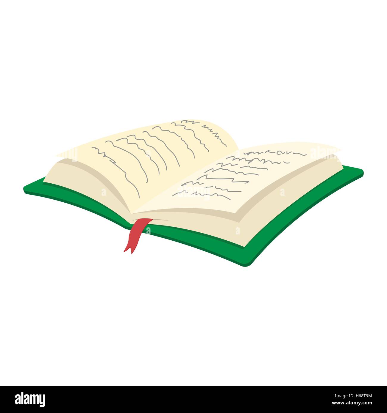 Cartoon open book hi-res stock photography and images - Alamy