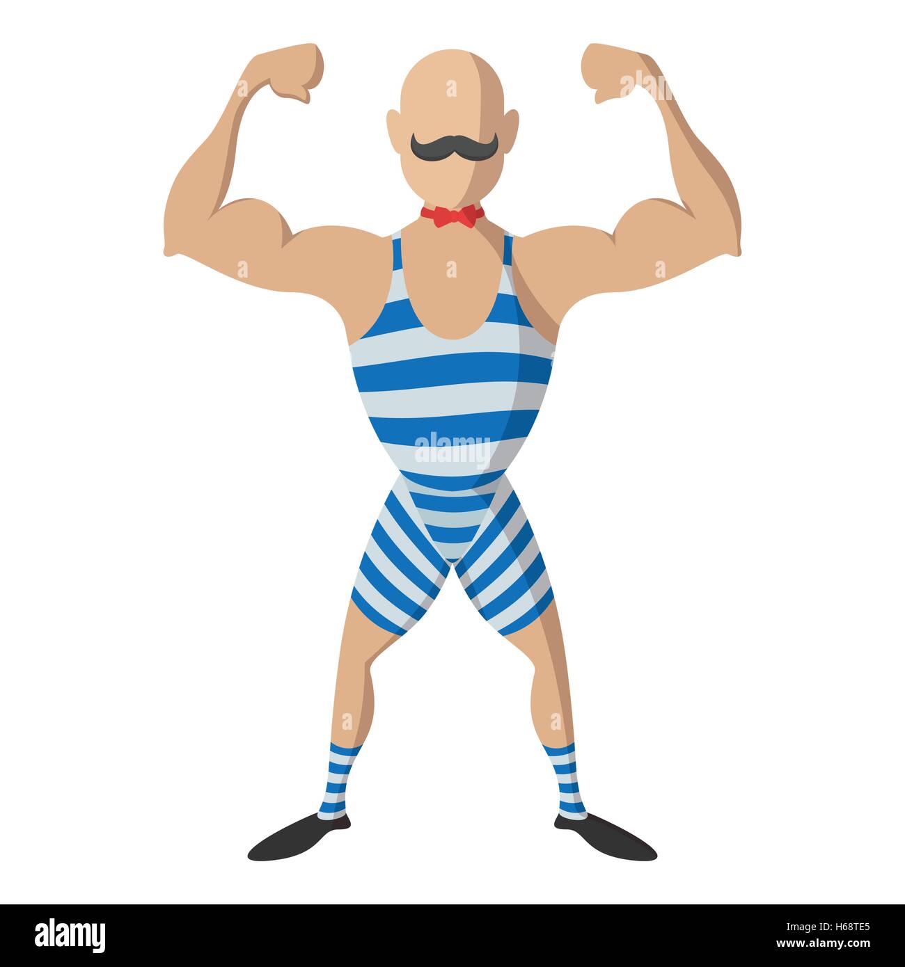 Strong man cartoon Stock Vector Image & Art - Alamy