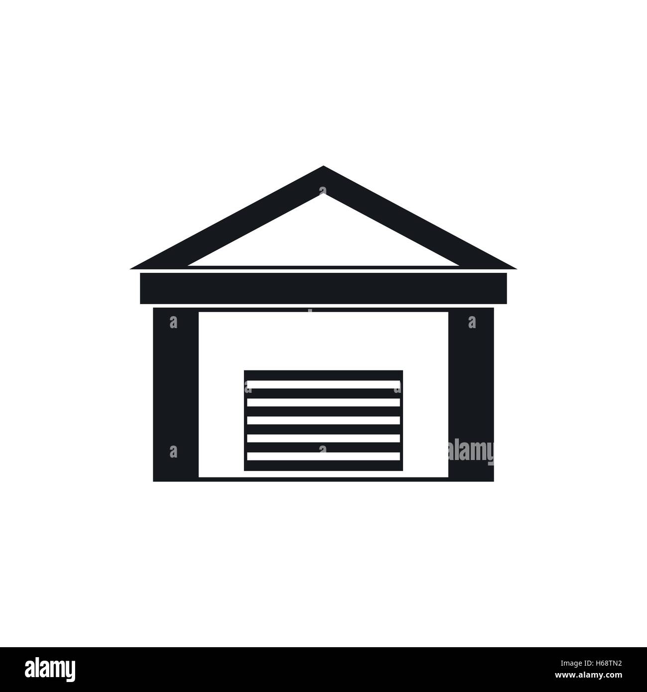 New garage icon, simple style Stock Vector Image & Art - Alamy