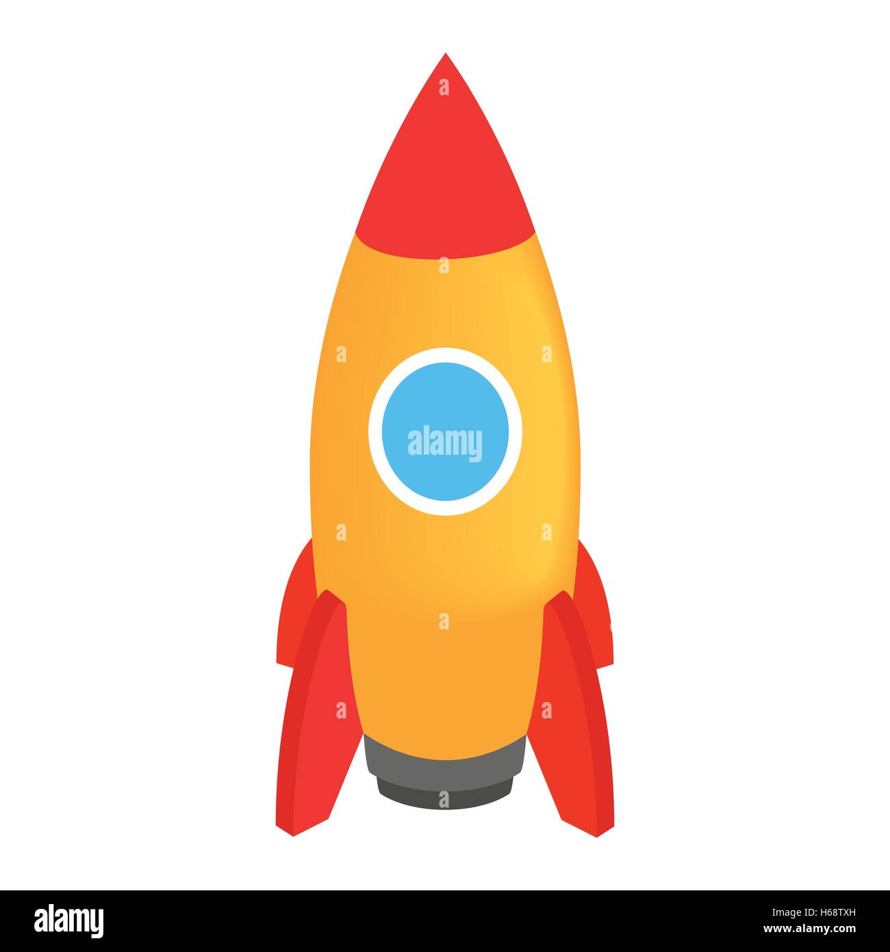 Space rocket 3d isometric icon Stock Vector Image & Art - Alamy