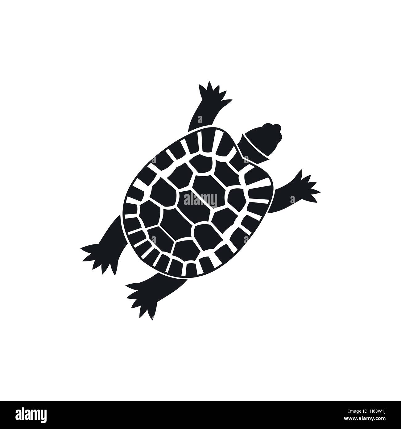 Turtle icon, simple style Stock Vector Image & Art - Alamy