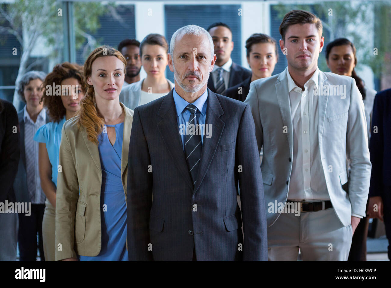 Portrait of businesspeople in office Stock Photo