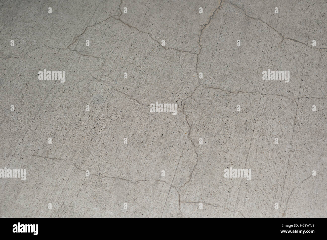 Close-up of concrete wall with crack Stock Photo