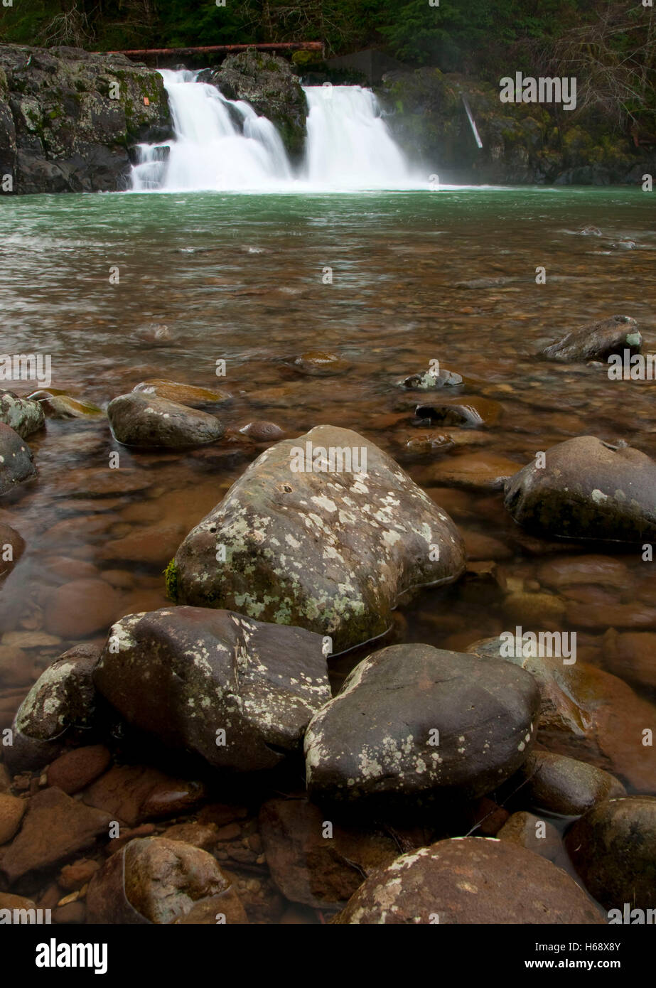 Salmon Falls, Salmon Falls County Park, Little North Fork Santiam River