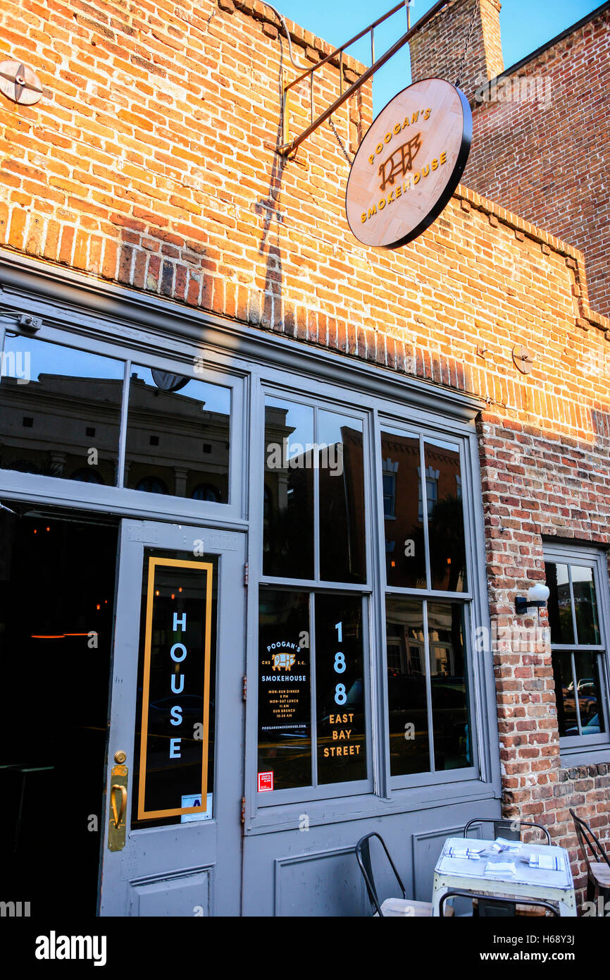 Poogan's Smokehouse restaurant on East Bay street in downtown