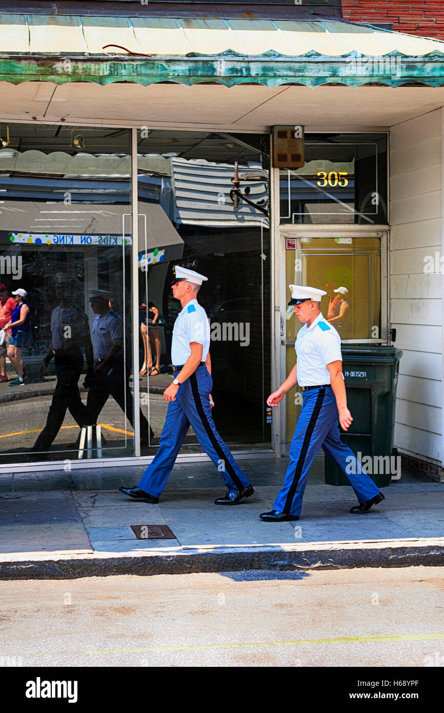 Military School cadets in downtown Charleston, SC Stock Photo Alamy