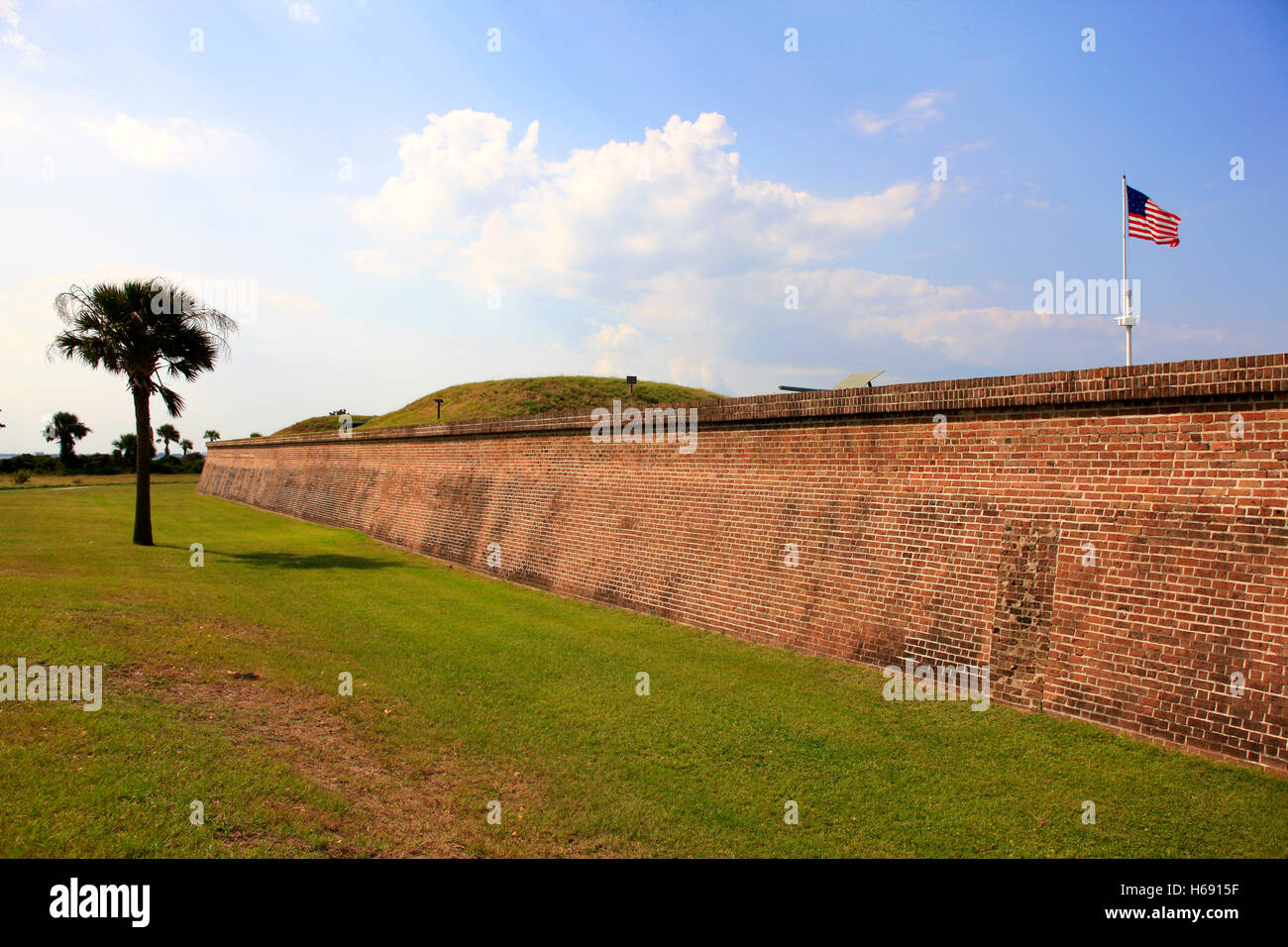 Fort Moultrie on Sullivan's Island in SC. Built in 1776 to protect the
