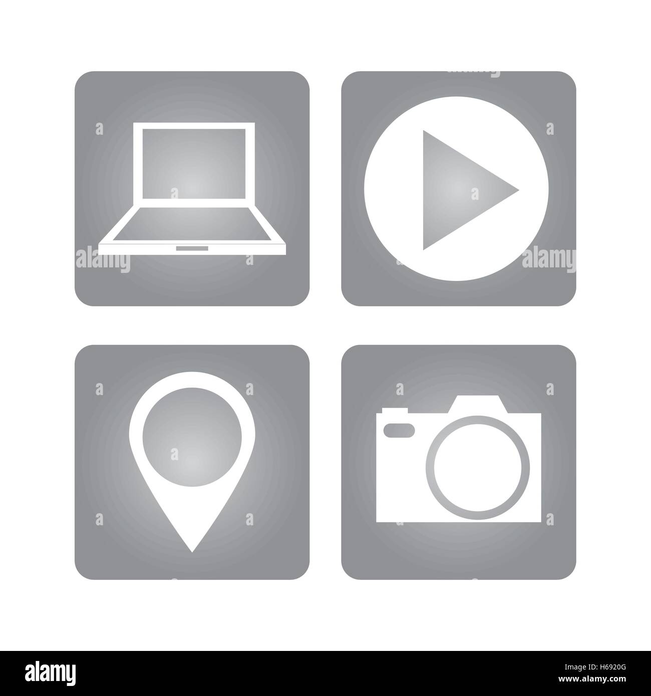 Apps inside frames and social media design Stock Vector Image & Art - Alamy