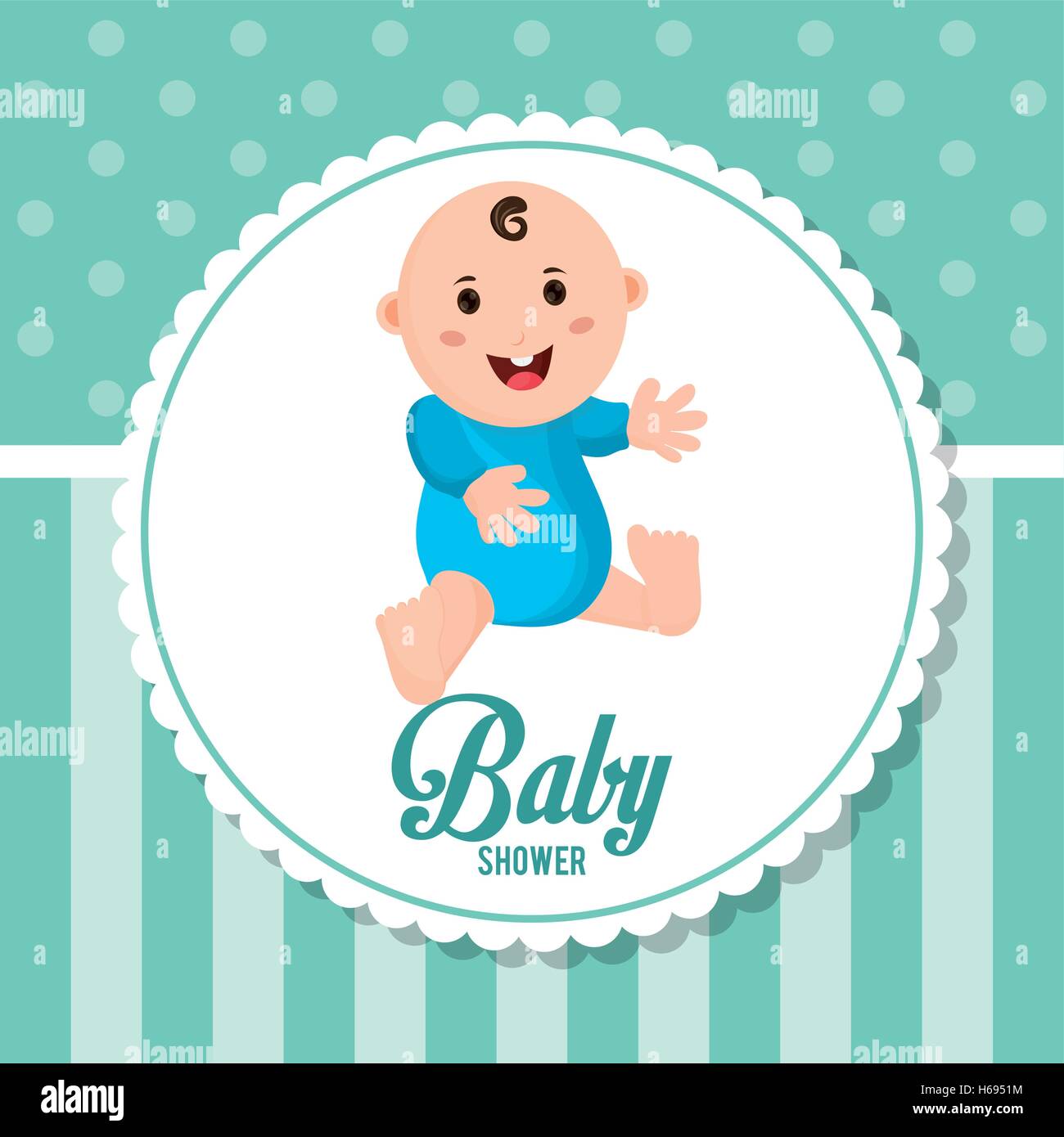 Baby boy of baby shower card design Stock Vector Image & Art - Alamy