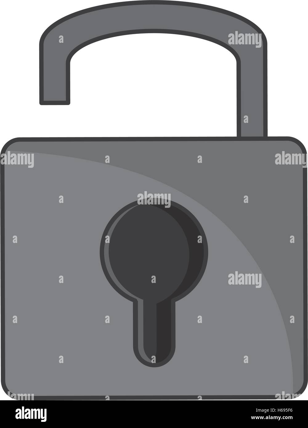 Isolated padlock of security system design Stock Vector Image & Art - Alamy