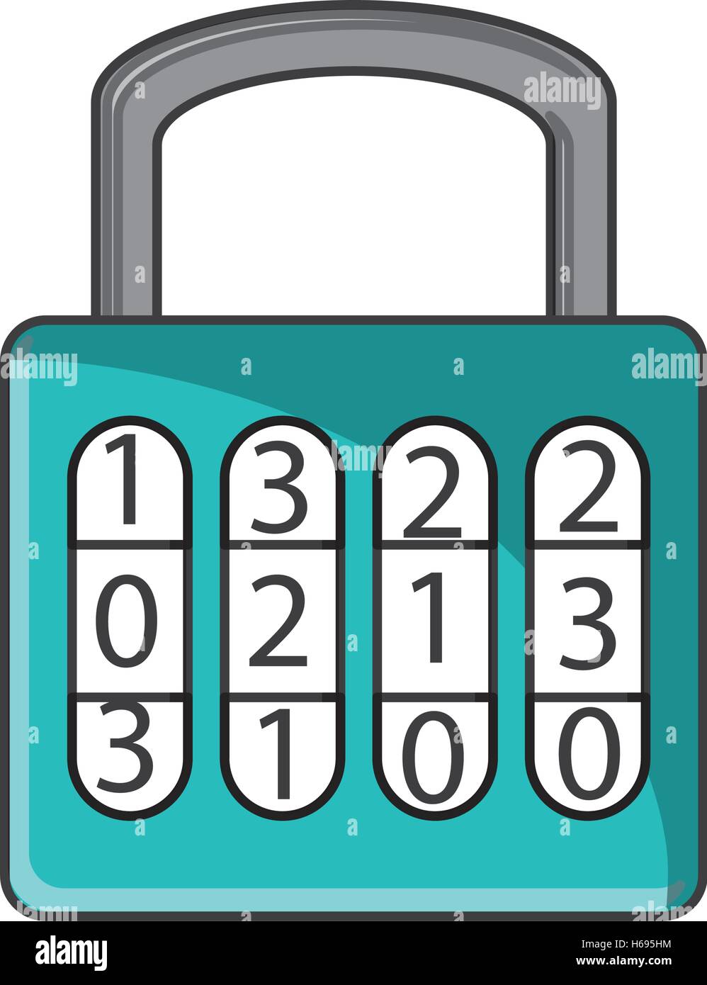 Isolated padlock of security system design Stock Vector Image & Art - Alamy