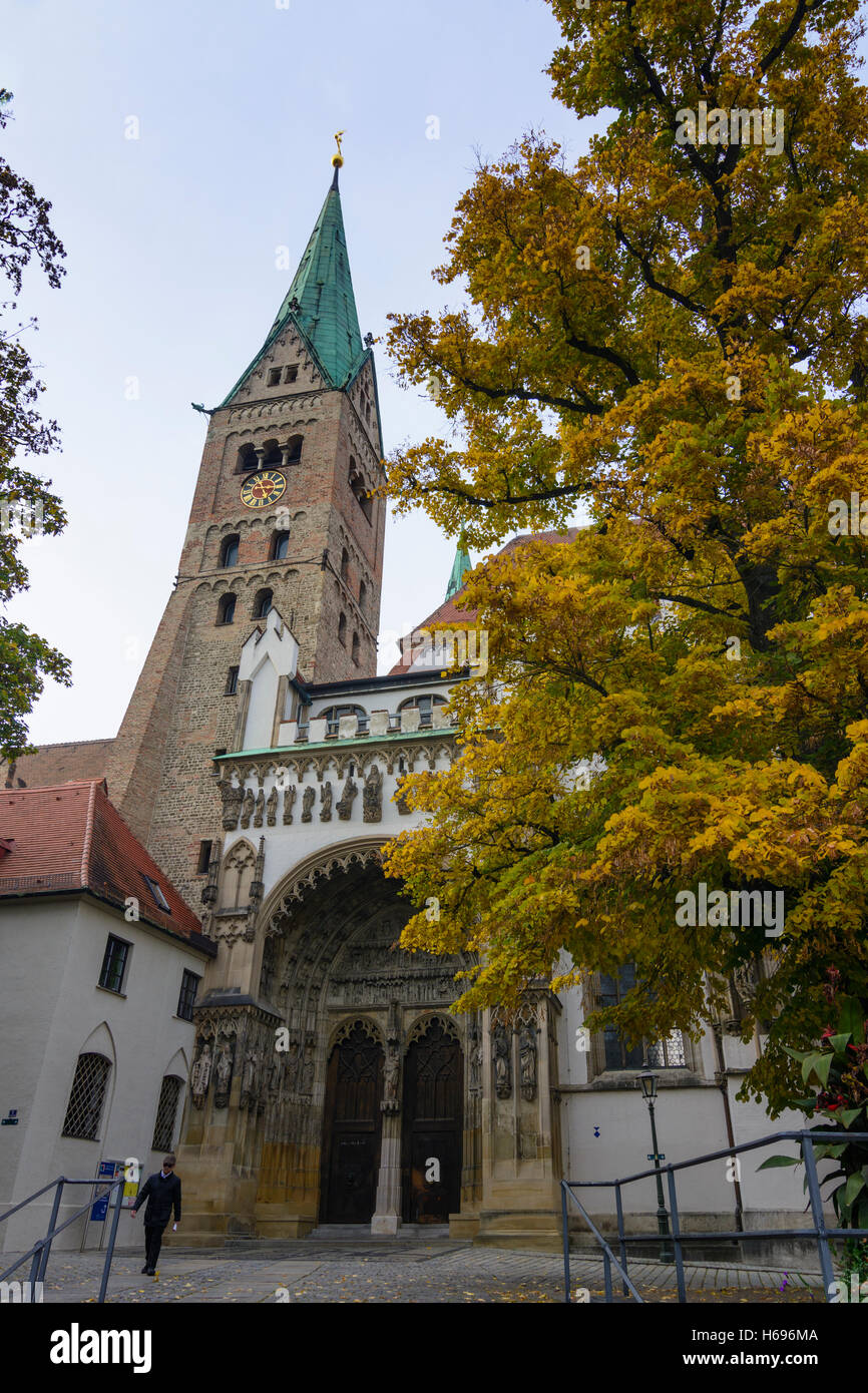 Augsburg: cathedral Dom church, Schwaben, Swabia, Bayern, Bavaria, Germany Stock Photo