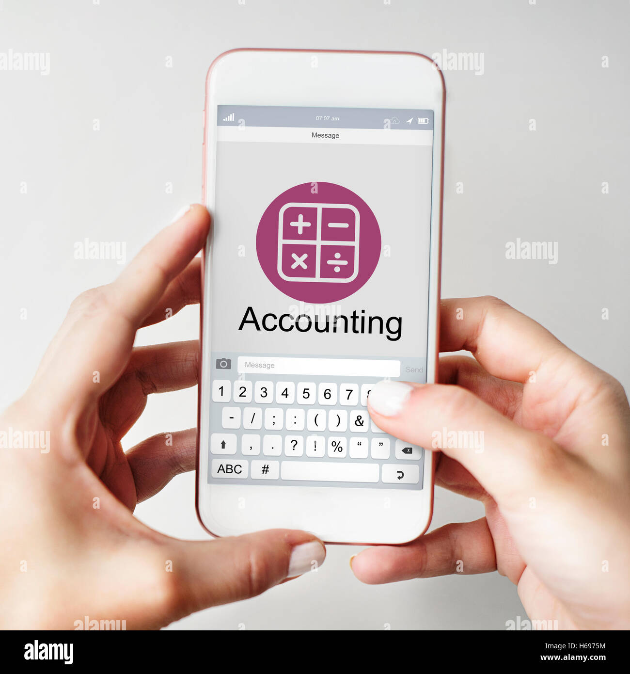 Accounting Budget Electronic Calculator Investment Concept Stock Photo