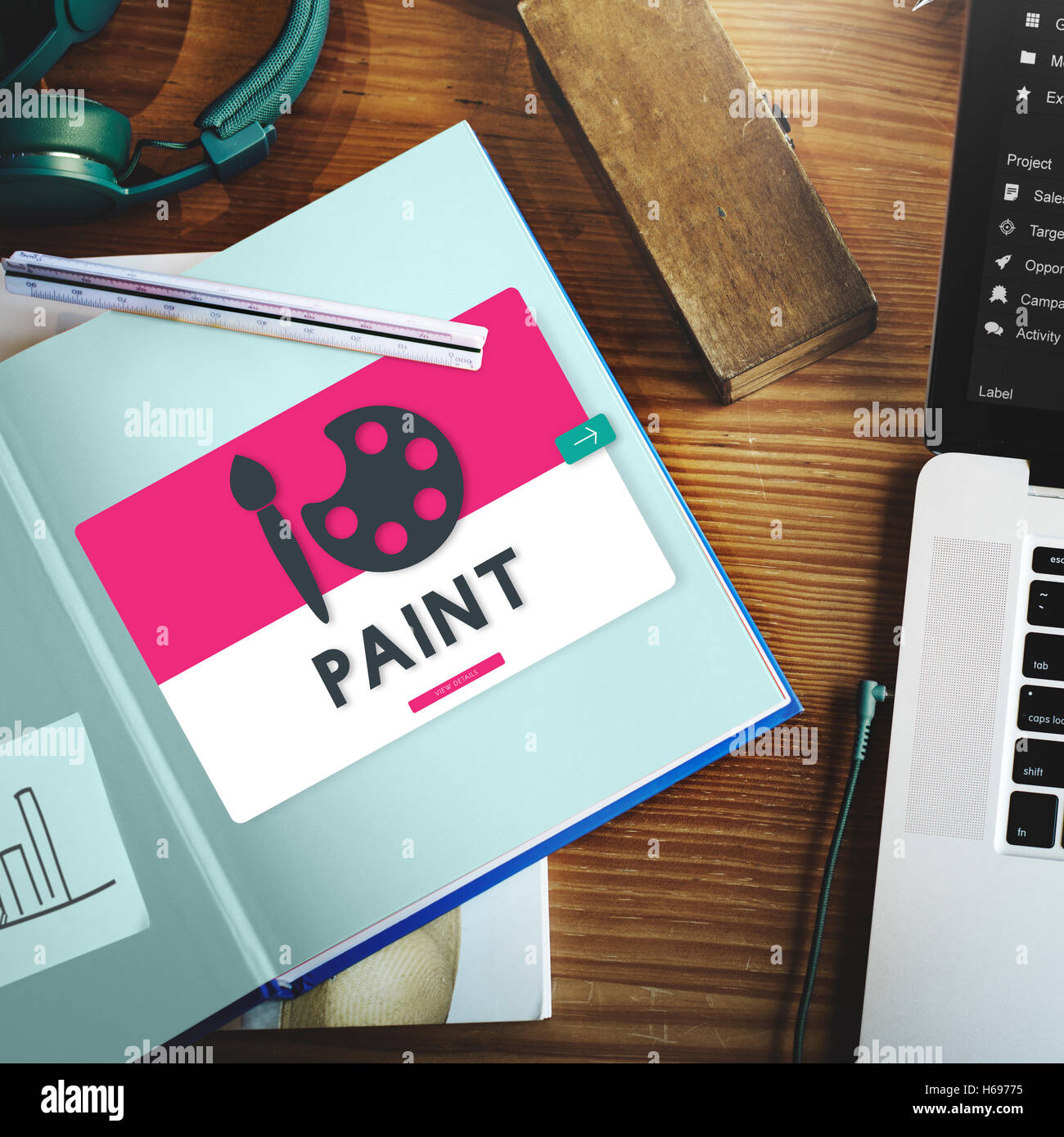 Art Paint Creative Creation Design Paint Drawing Concept Stock Photo