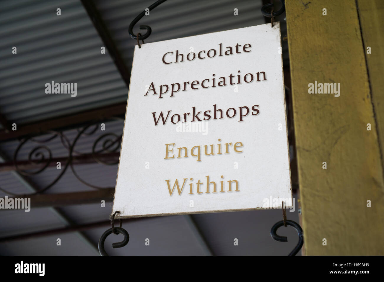 A Chocolate Appreciation Course? Stock Photo