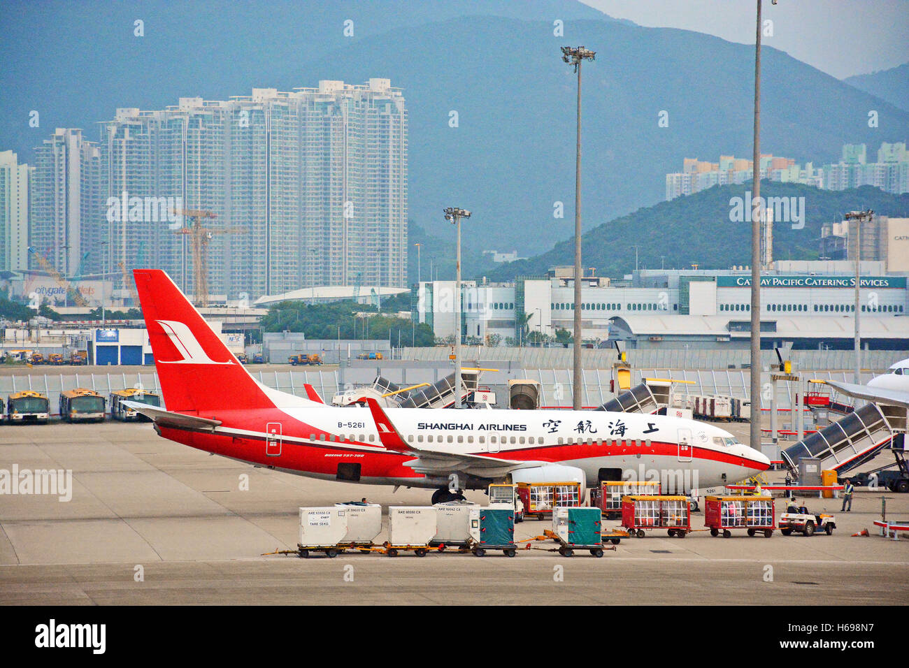 Hong Kong international airport Stock Photo