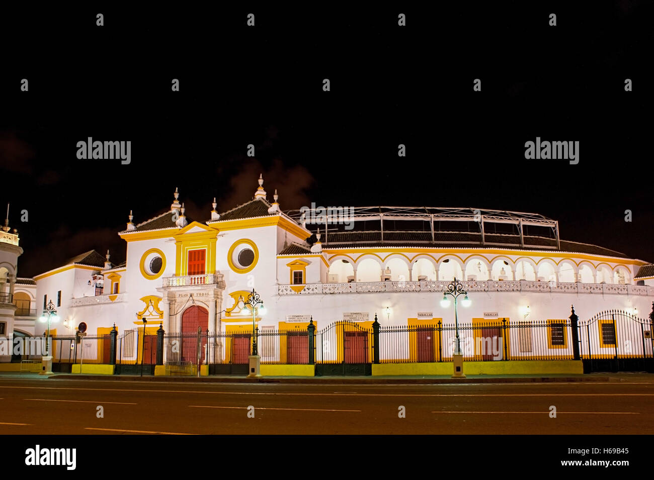 The Plaza de Toros de la Real Maestranza is the famous arena for