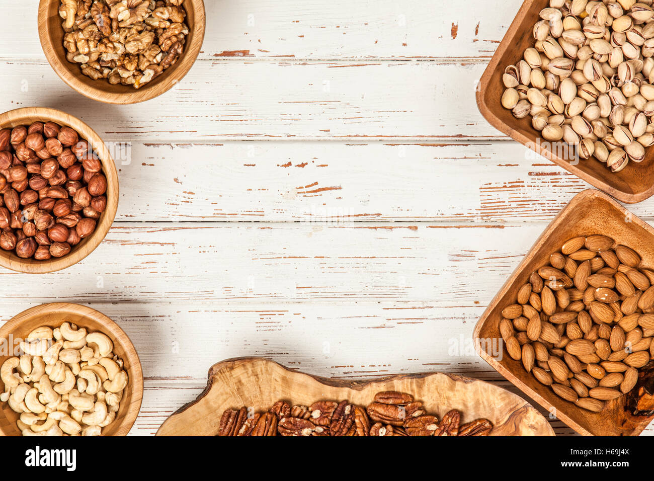 Assortment of nuts Stock Photo - Alamy