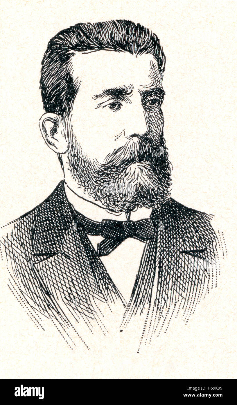 Johannes Friedrich August von Esmarch, 1823 – 1908.  German surgeon. Stock Photo