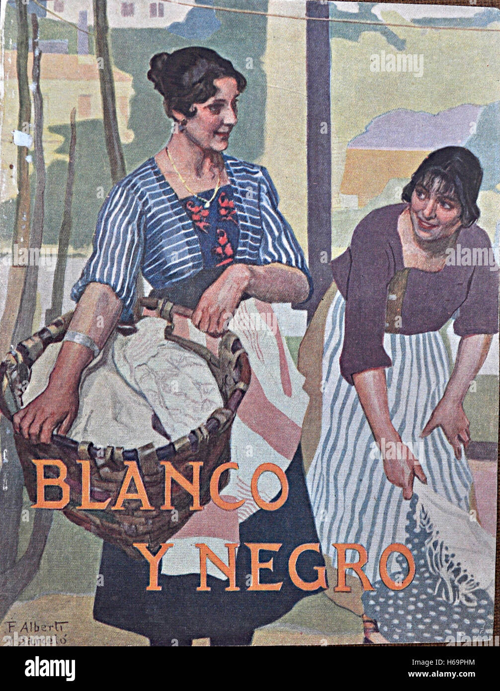 old magazine, 20s of the twentieth century, called Black and White