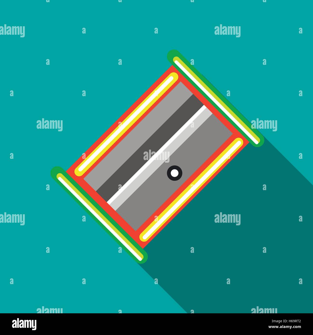 Pencil sharpener icon in flat style Stock Vector Image & Art - Alamy