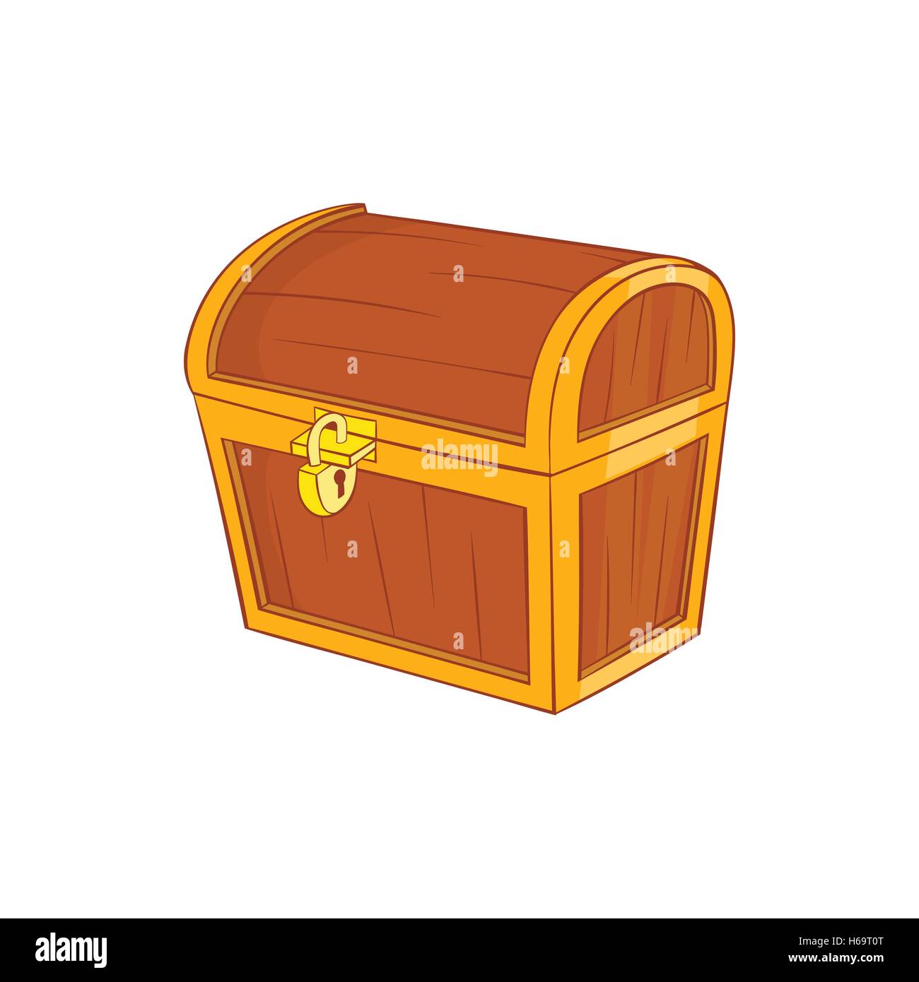 Wooden dower chest icon, cartoon style Stock Vector Image & Art - Alamy