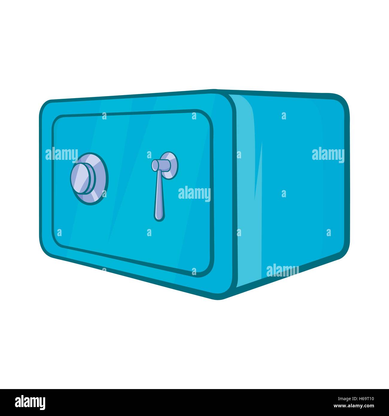 Safe icon in cartoon style Stock Vector Image & Art - Alamy