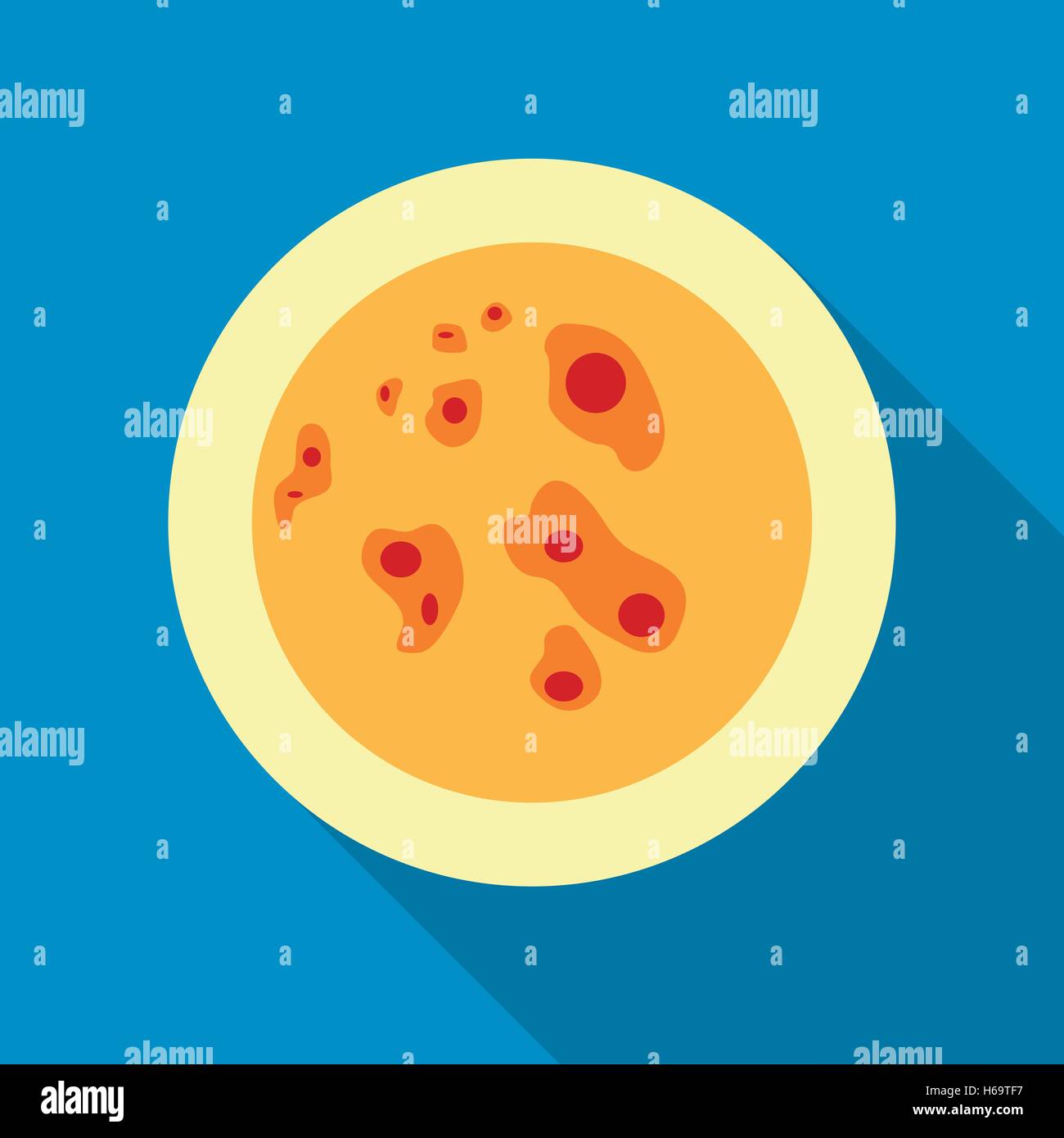 Moon icon in flat style Stock Vector Image & Art - Alamy