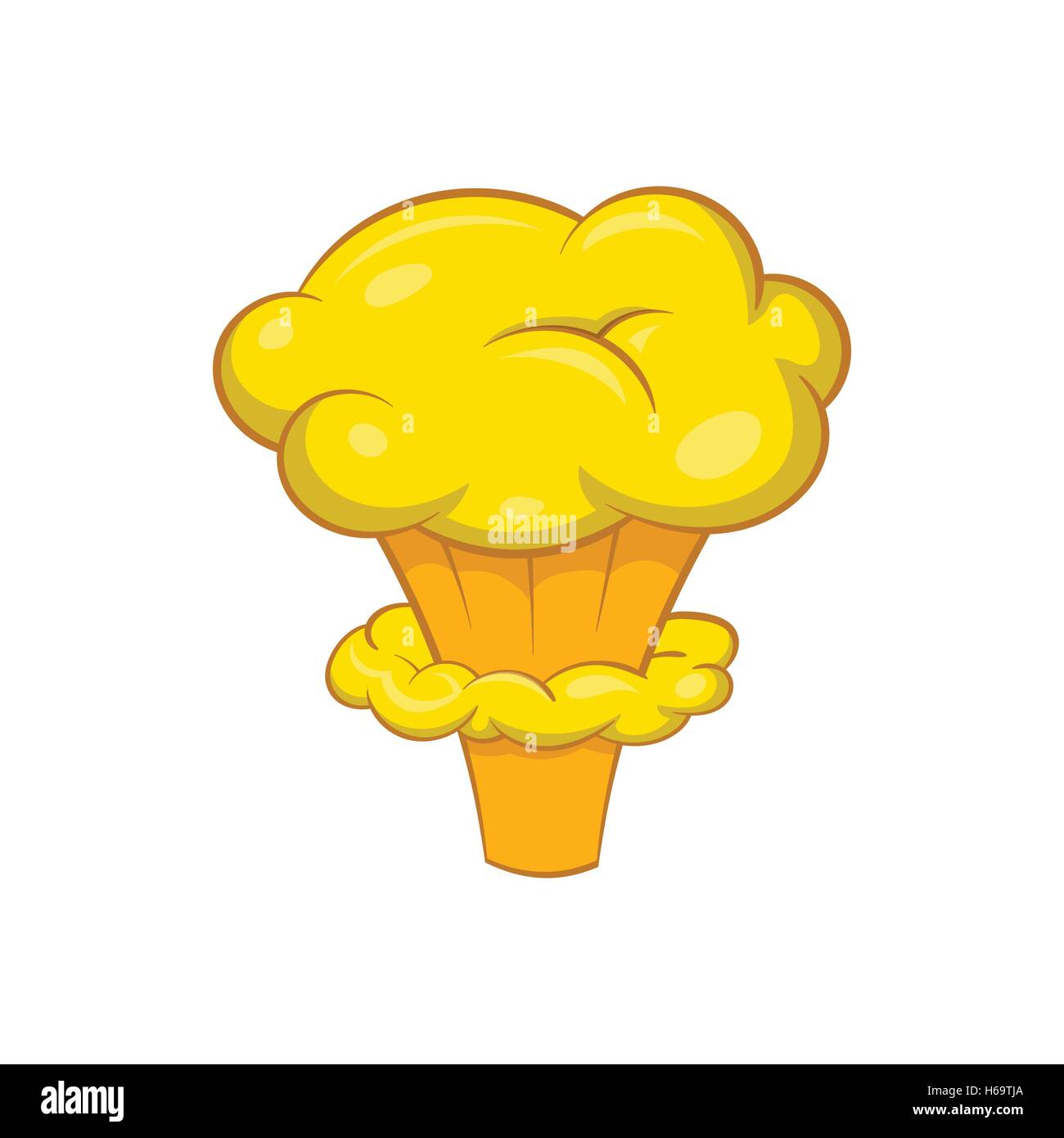 Explosion icon, cartoon style Stock Vector Image & Art - Alamy
