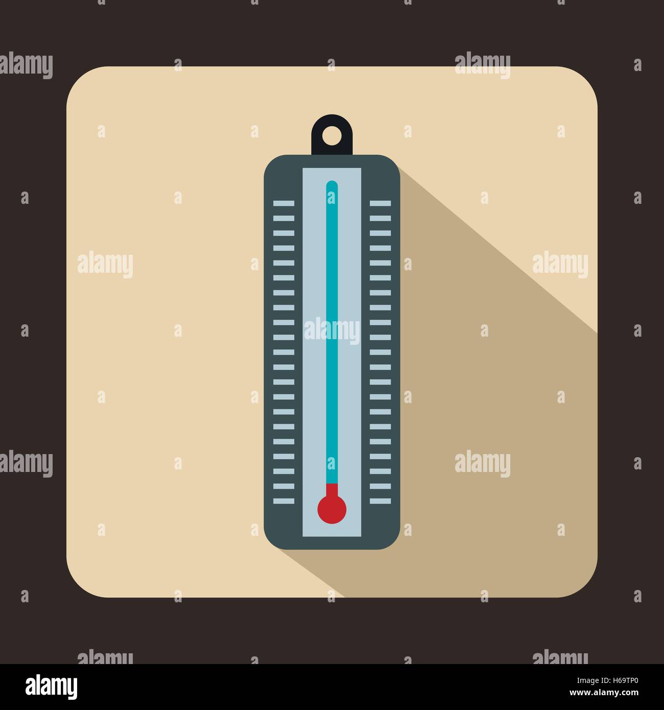 Thermometer indicates low temperature icon Stock Vector Image & Art - Alamy