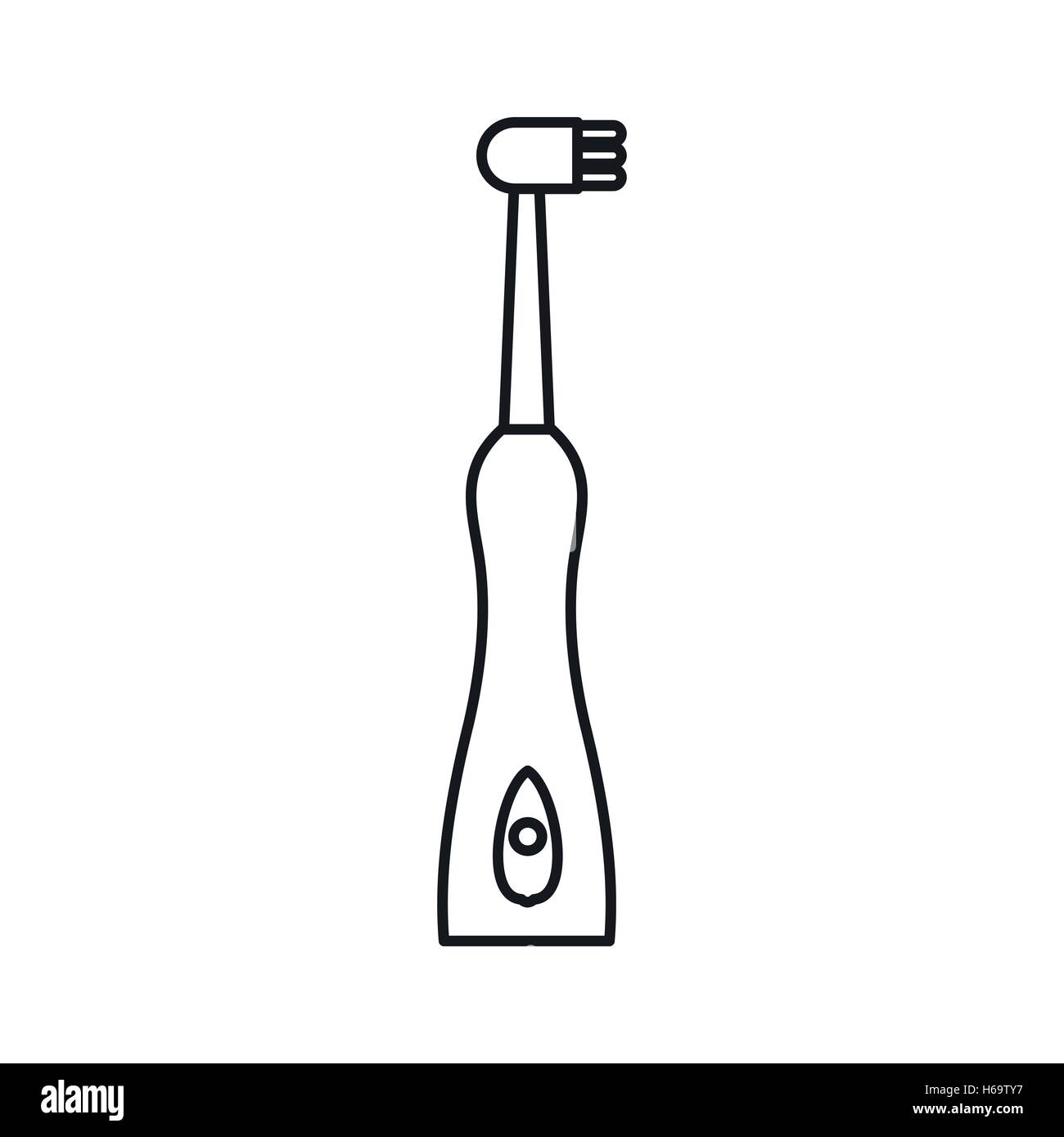 Electric toothbrush icon, outline style Stock Vector Image & Art - Alamy