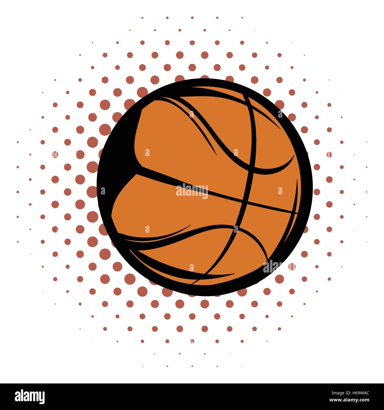 Basketball comics icon Stock Vector Image & Art - Alamy