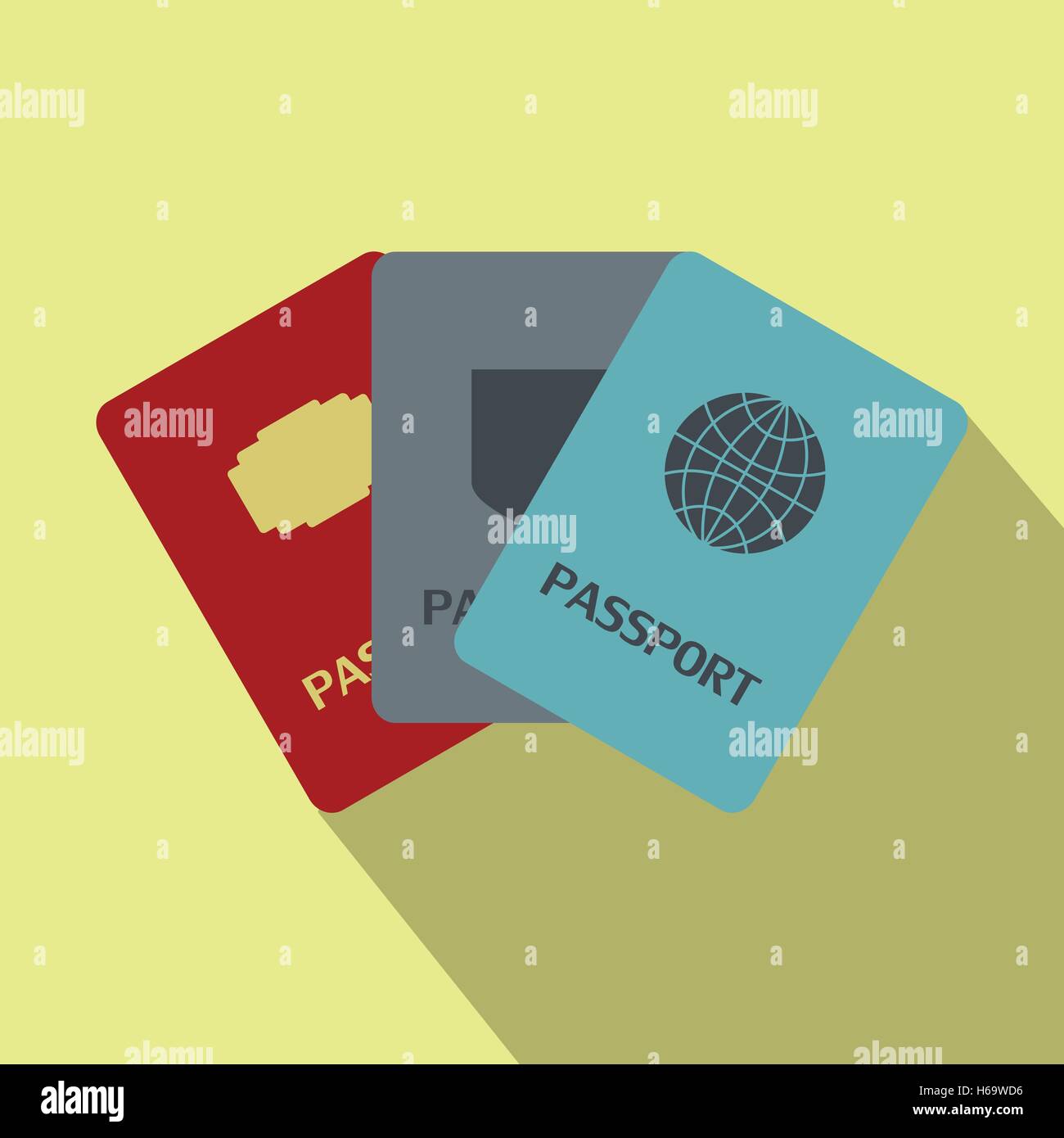 Passports and immigration Stock Vector Images - Alamy