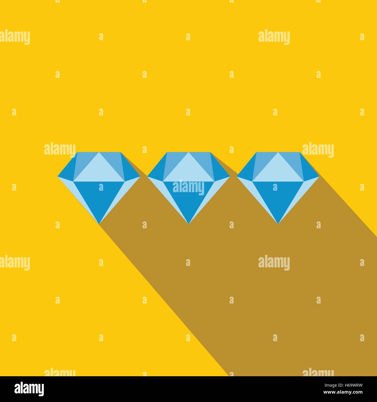 Three diamonds flat icon Stock Vector Image & Art - Alamy