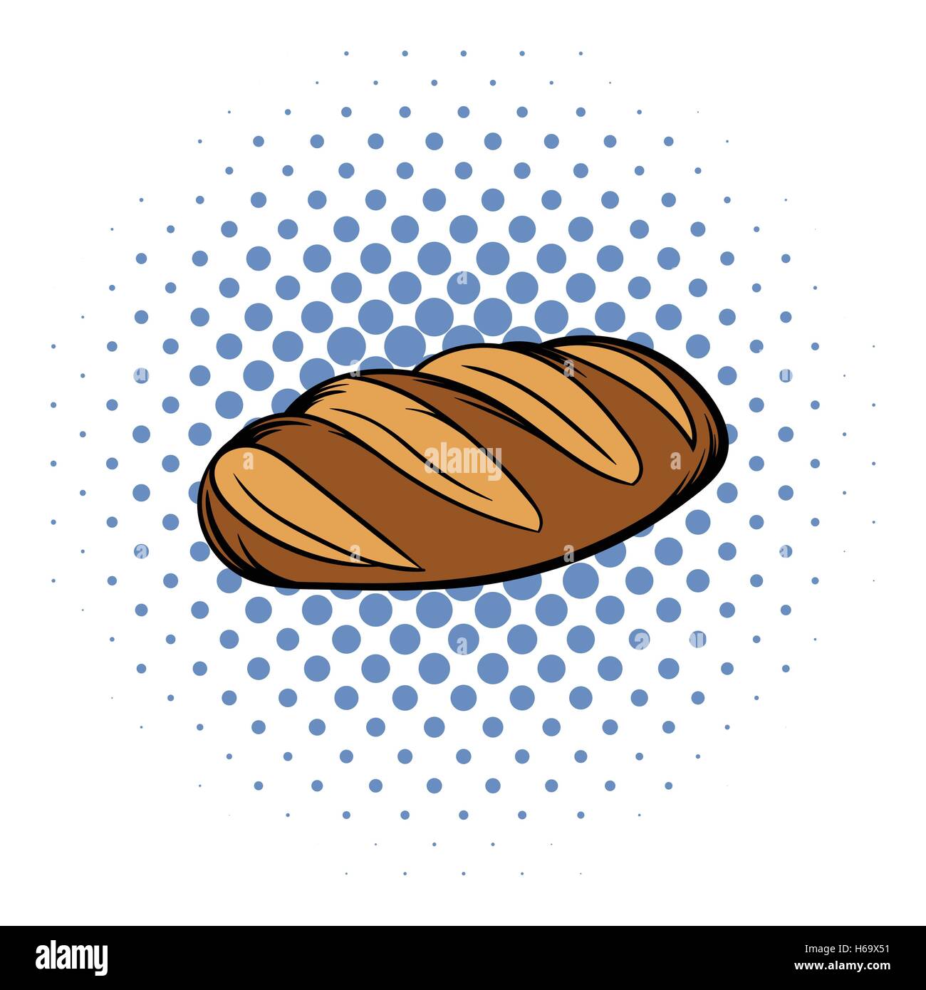 Fresh bread can comics icon Stock Vector Image & Art - Alamy