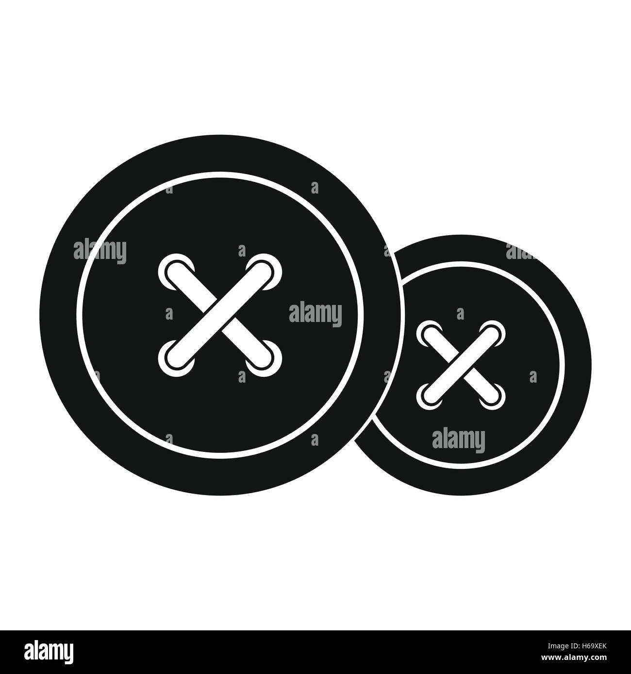 Sewing buttons icon Stock Vector Image & Art - Alamy
