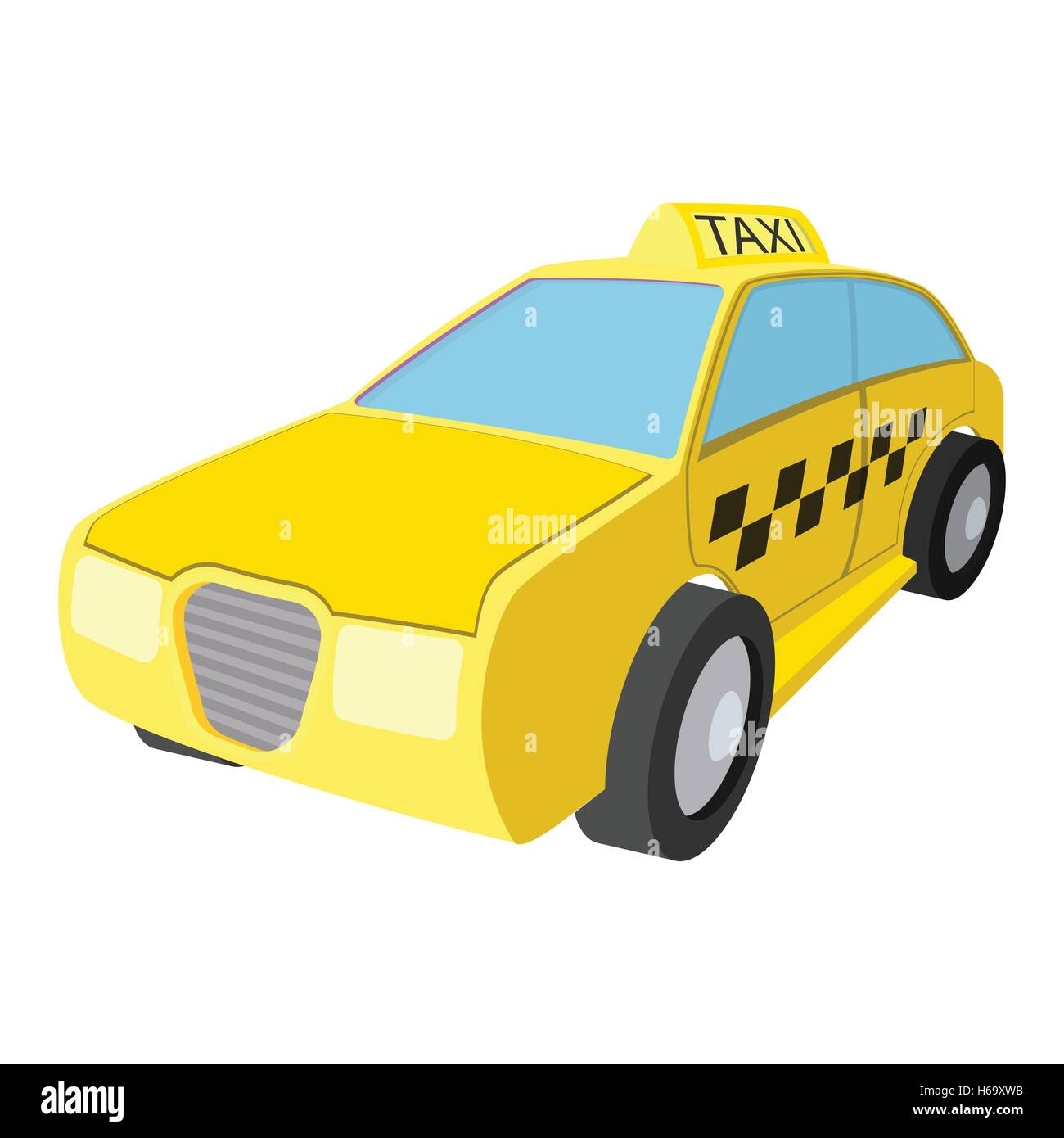 Taxi car cartoon icon Stock Vector Image & Art - Alamy