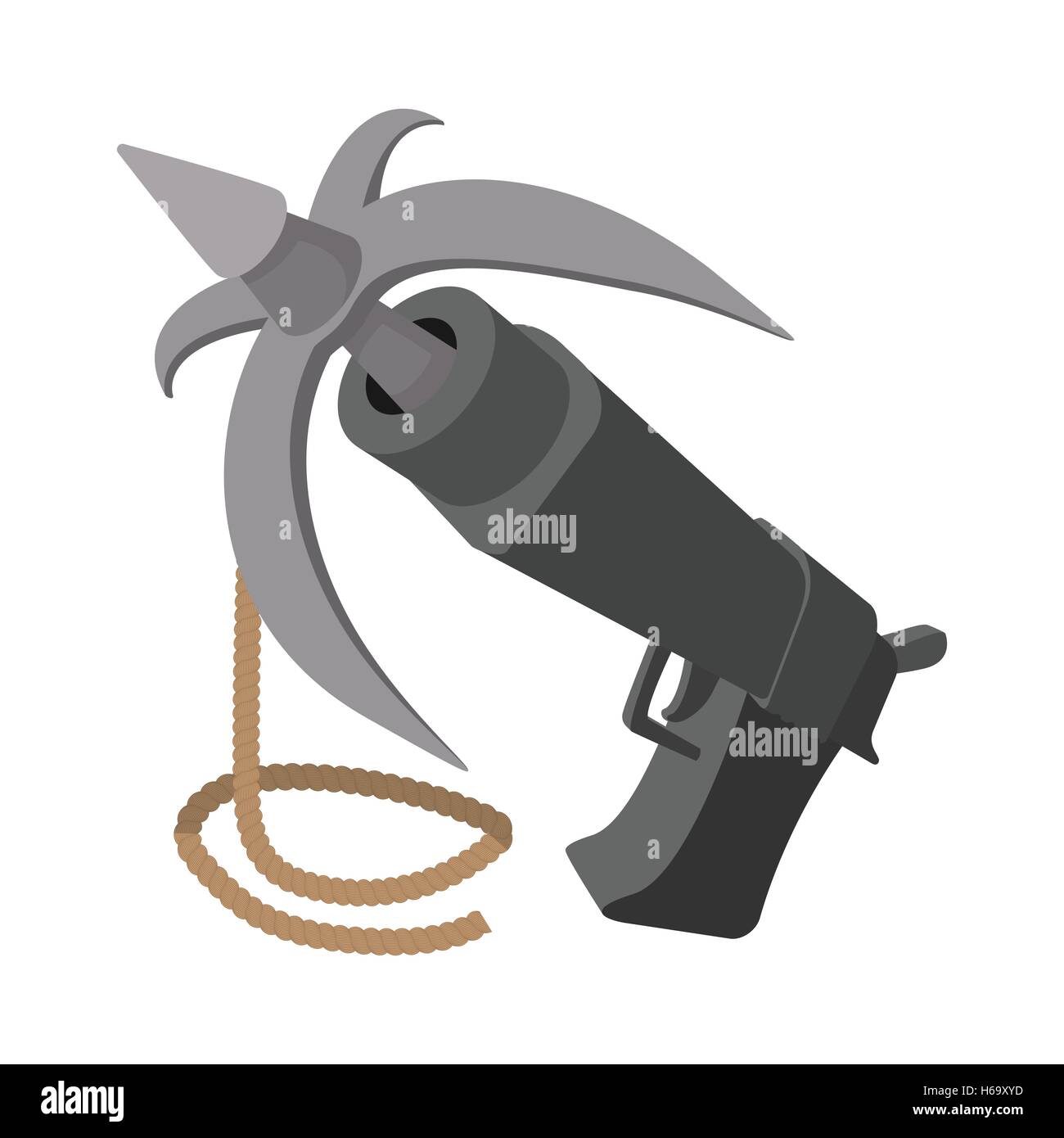 Grappling hook gun hi-res stock photography and images - Alamy