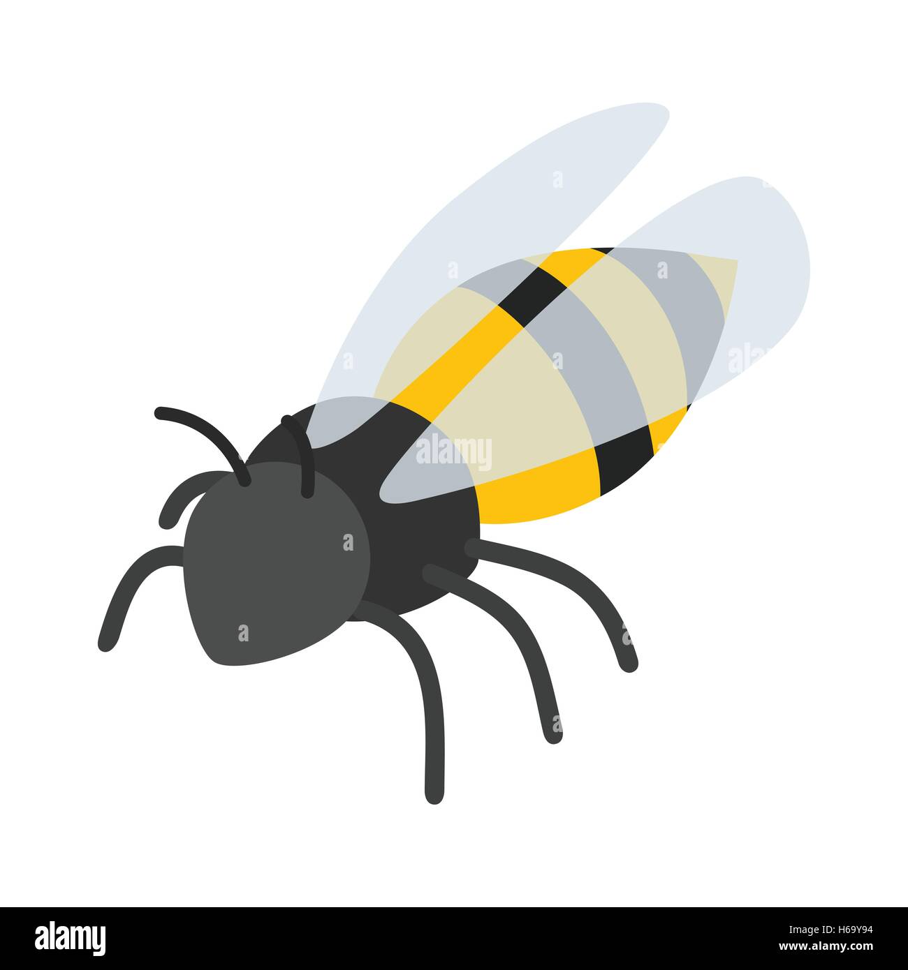 Bee isometric 3d icon Stock Vector Image & Art - Alamy