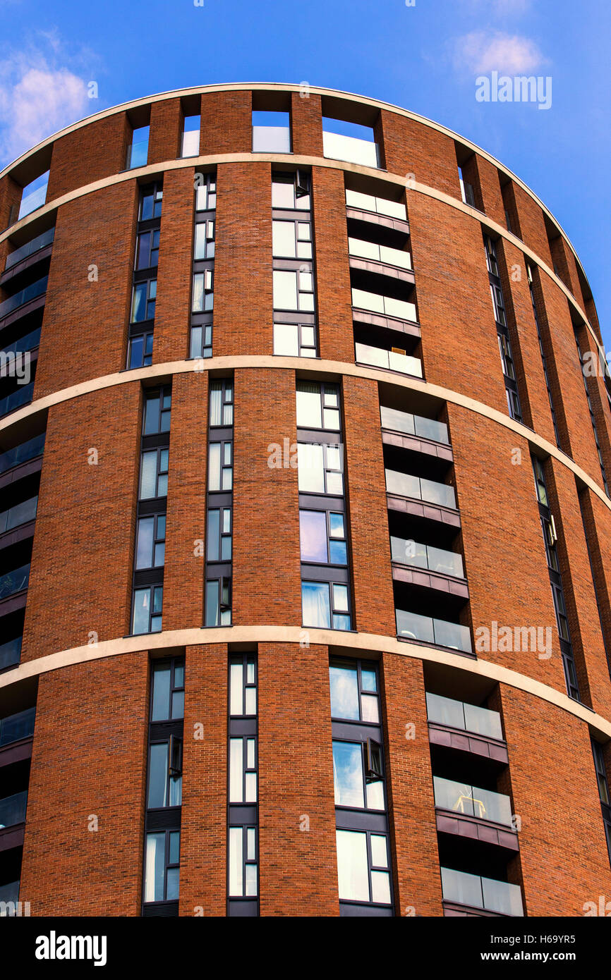 Candle House Apartment building at Granary Wharf in Leeds Stock Photo