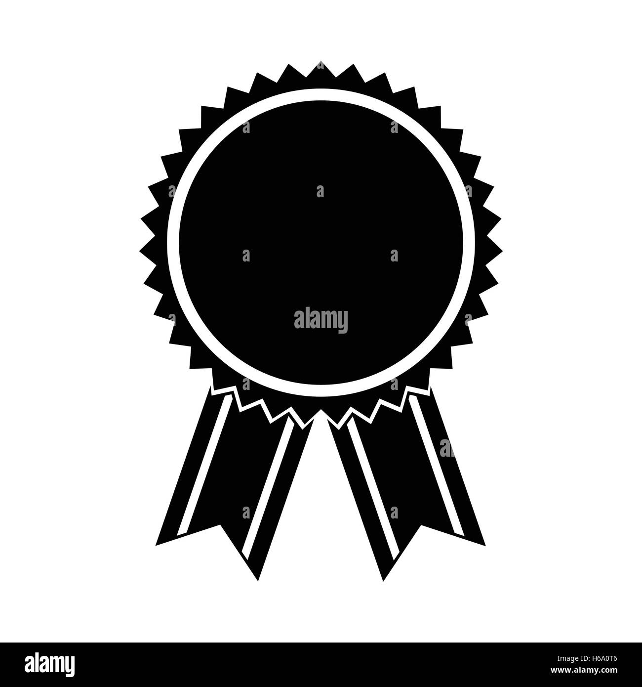 Medal black simple icon Stock Vector Image & Art - Alamy