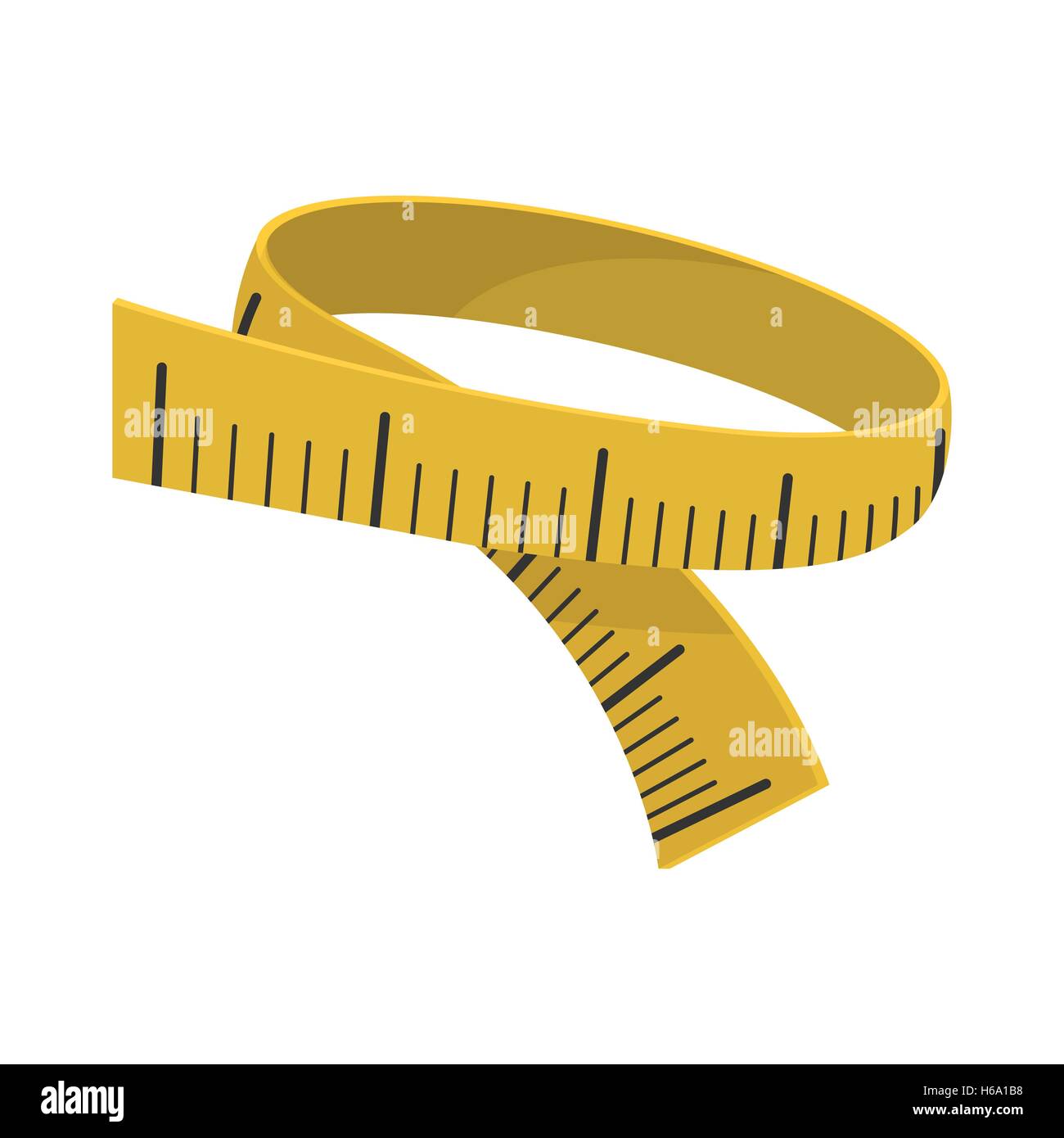 Measuring tape cartoon icon Stock Vector Image & Art Alamy