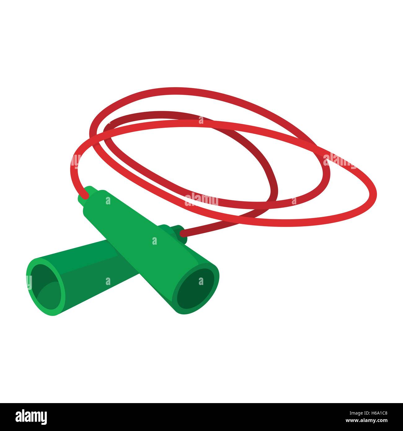 Skipping rope cartoon icon Stock Vector