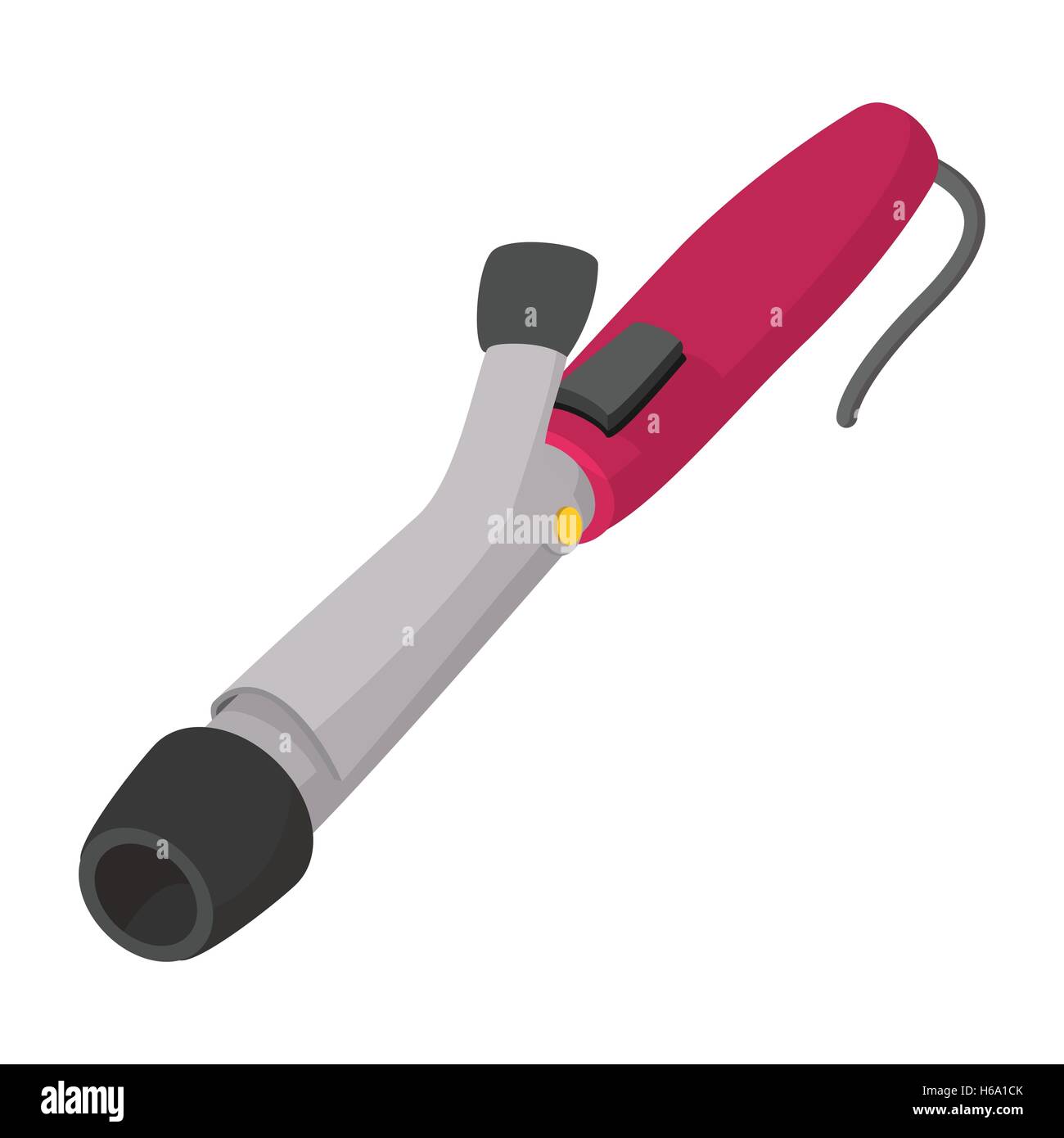 Curling iron cartoon icon Stock Vector Image & Art Alamy