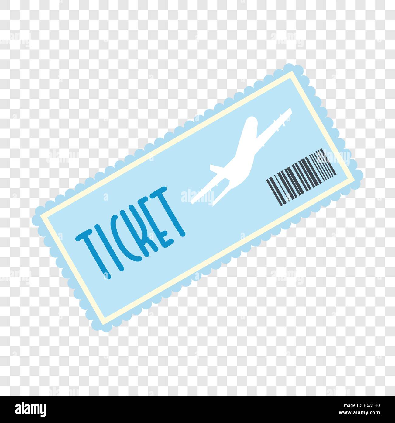 Airplane ticket flat icon Stock Vector Image & Art - Alamy