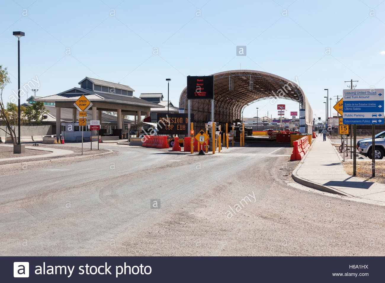Columbus Port of Entry US Customs and Border Protection south of Stock
